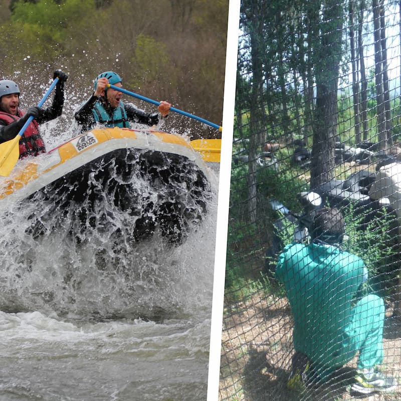 Packs Arrepions Rafting y Paintball