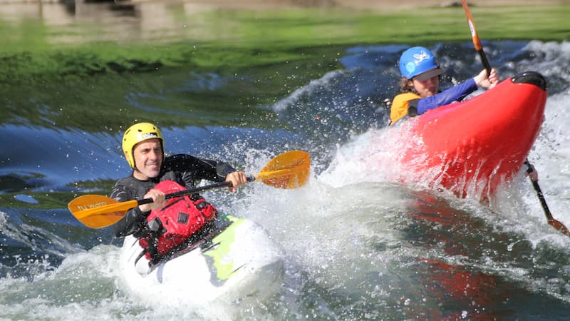 kayak de aguas bravas en galicia descensos